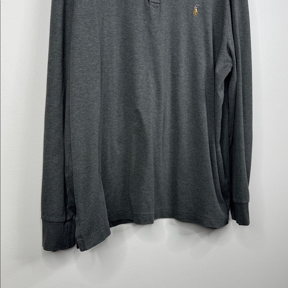 Polo Ralph Lauren Shirt Mens Extra Large XL Gray Classic Fit Polo Golf Preppy - Picture 3 of 7